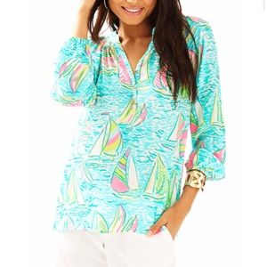 NWT Lilly Pulitzer You Gotta Regatta Elsa Top XS